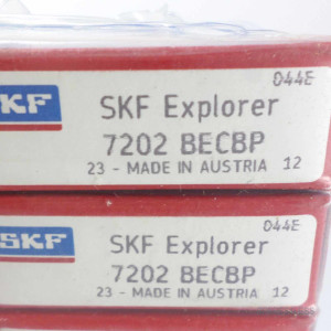 1 Stück SKF Schrägkugellager 7202BECBP OVP