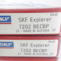 1 Stück SKF Schrägkugellager 7202BECBP OVP