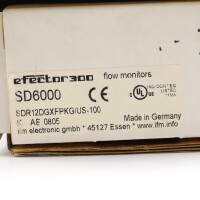 ifm efector Strömungssensoren SD6000 SDR12DGXFPKG/US-100 OVP