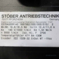 Stöber Drehstrom-Servomotor ED704UD0R140 GEB