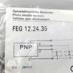 Baumer electric Optoelektronischer Sensor FEG 12.24.35 OVP