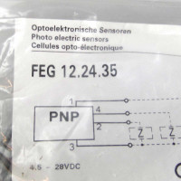 Baumer electric Optoelektronischer Sensor FEG 12.24.35 OVP