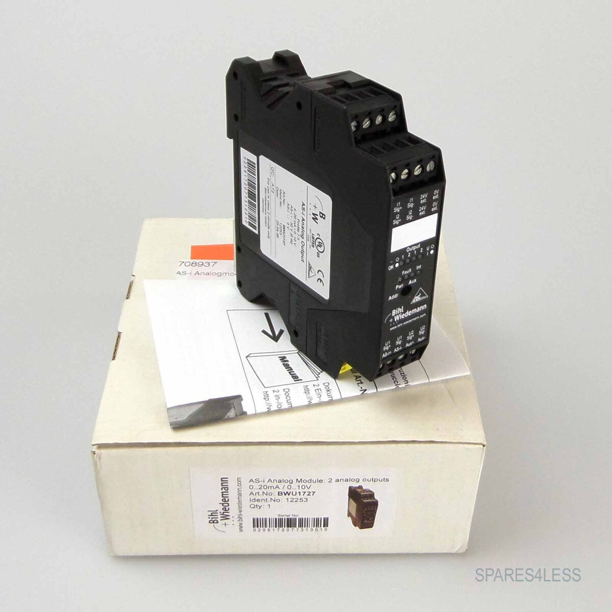 Bihl+Wiedemann AS-i Analog Output BWU1727 OVP