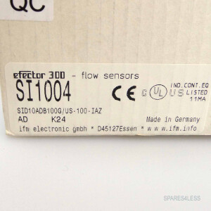 ifm efector 300 Strömungssensor SI1004 SID10ADB100G/US OVP