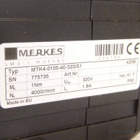 Merkes AC-Servomotor MTK4-0100-40-320/S1 OVP