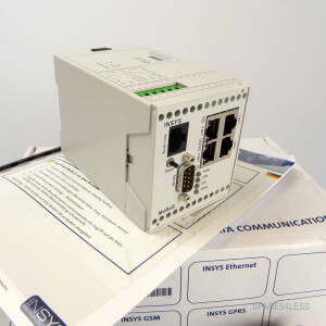 INSYS Industriemodem Moros ISDN 1.3 11-02-06-02-01.013 09061554 OVP