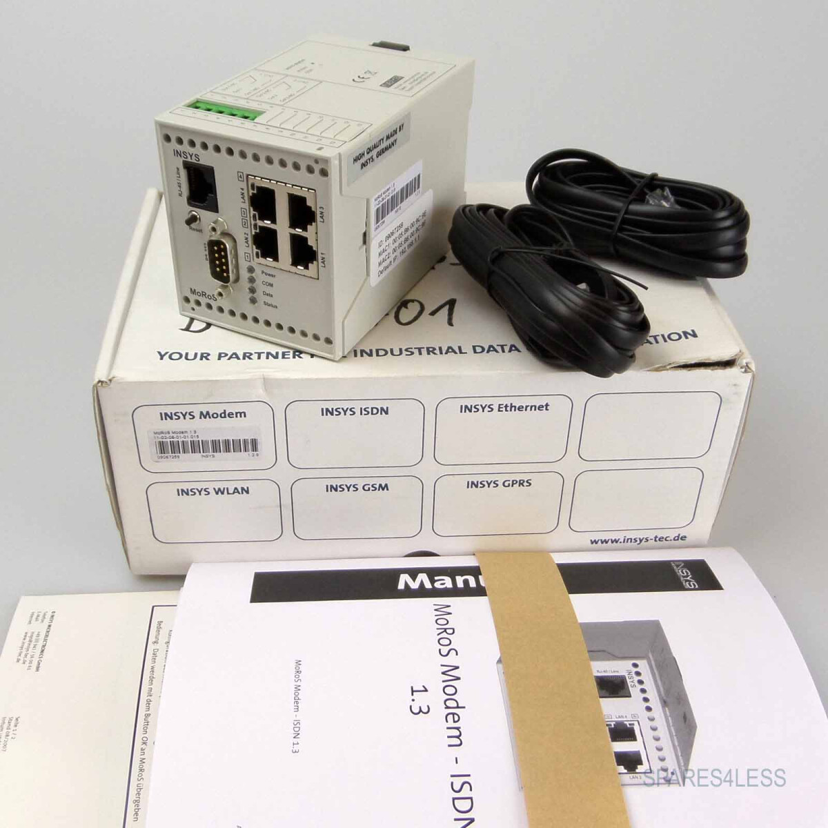 INSYS Industriemodem Moros 1.3 11-02-06-01-01.015 09067259 O
