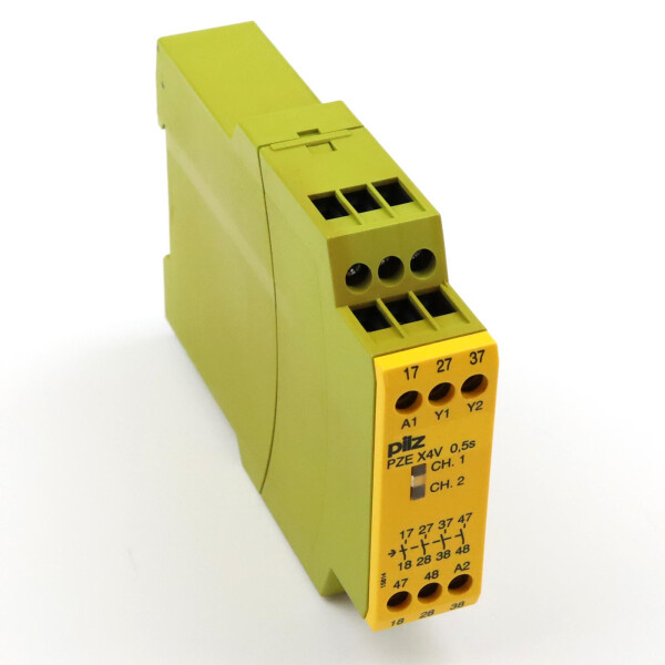 Pilz Kontaktblock PZE X4V 0,5/24VDC 4n/o fix 774580 GEB