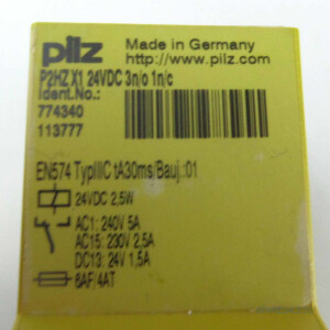 Pilz Zweihandbediengerät P2HZ X1 24VDC 3n/o 1n/c 774340 GEB