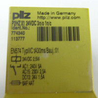 Pilz Zweihandbediengerät P2HZ X1 24VDC 3n/o 1n/c 774340 GEB