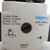 Festo Druckregelventil LR-D-7-MIDI 186453 GEB