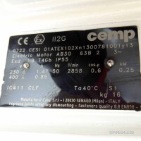 CEMP Drehstrommotor AB30 63B 2 0,25kW/2858U/min NOV