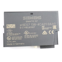 Simatic DP ET200S 6ES7138-4CA01-0AA0 GEB