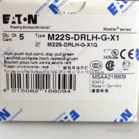 Eaton Leuchtdrucktasten grün M22S-DRLH-G-X1 216809 (5Stk.) OVP