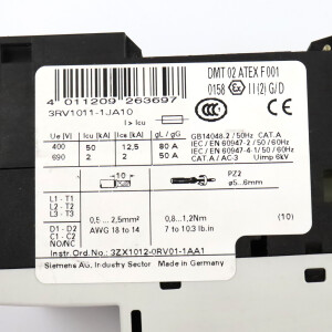 Siemens Leistungsschalter 3RV1011-1JA10 GEB