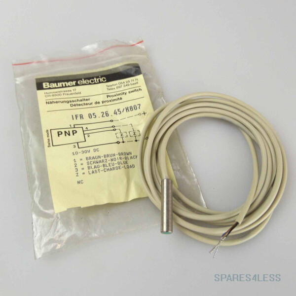 Baumer electric Induktiver Näherungsschalter IFR 05.26.45/K807 OVP