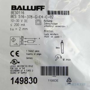 Balluff induktiver Näherungsschalter BES 516-378-G-E4-C-02 149830 OVP