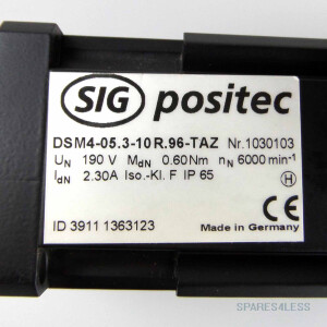 Berger Lahr SIG Positec DSM4-05.3-10 R.96-TAZ NOV