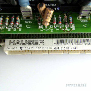 Hauser HBV 1500/SEO Servoregler HBMR 115 B6-64S Serie: 12 GEB