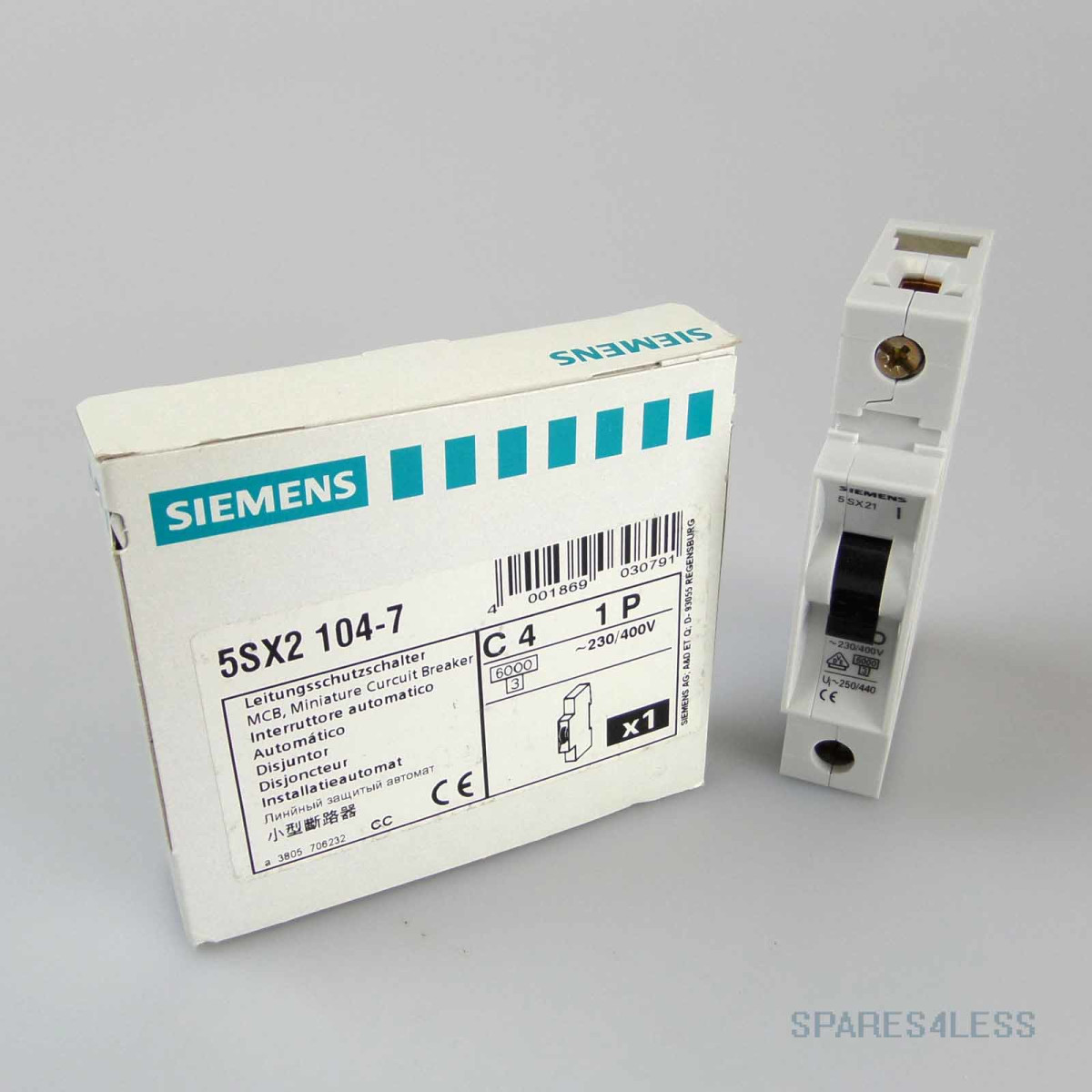Siemens Leitungsschutzschalter 5SX2104-7 OVP