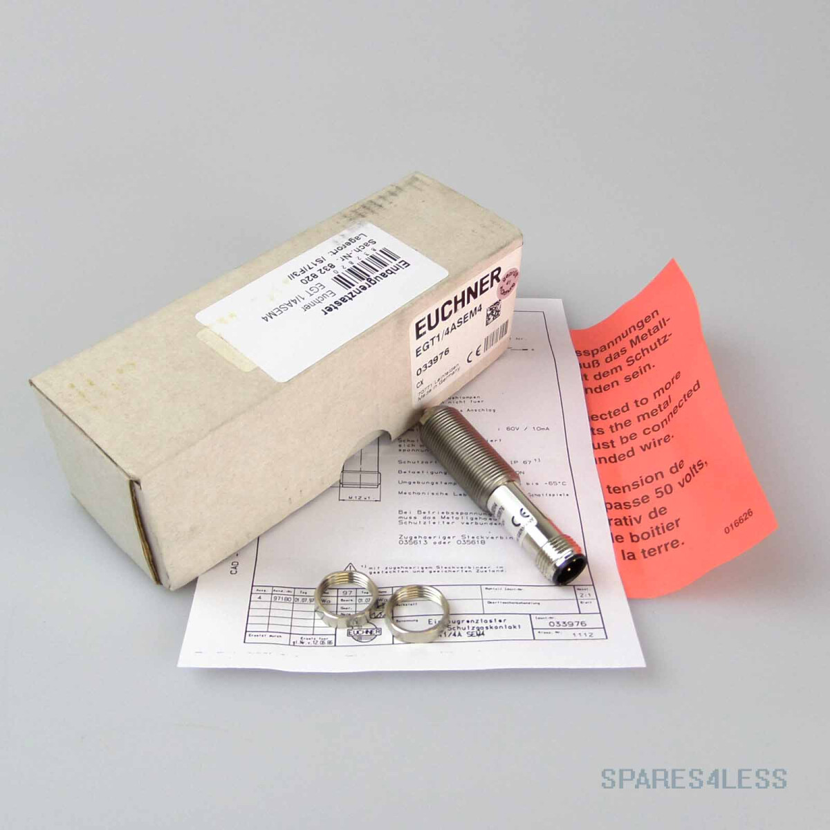 Euchner Einbaugrenztaster EGT1/4ASEM4 033976 OVP