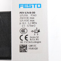 Festo Druckschalter PEV-1/4-B-OD 175250 NOV