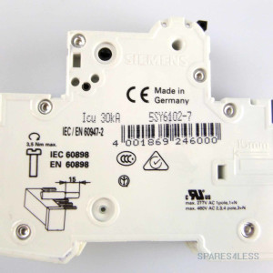 Siemens Leitungsschutzschalter 5SY6 102-7 GEB