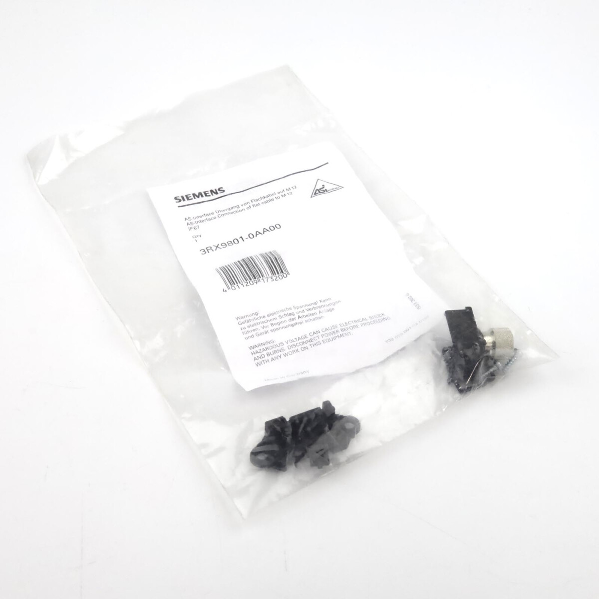 Siemens AS-Interface M12 Abzweig 3RX9801-0AA00 OVP
