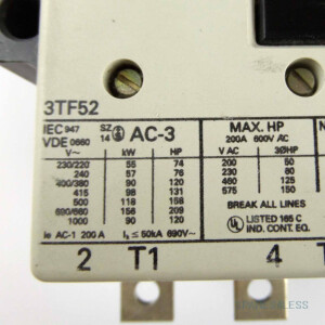 Siemens Schütz 3TF5222-4MM0 220V/50Hz-264V/60Hz GEB