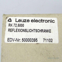 Leuze Reflexionslichtschranke RK 72,5000 50000395 OVP