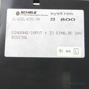 Schiele Systron S800 Input Modul 2.422.430.00 GEB