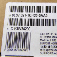 Simatic S7-300 SM321 6ES7 321-1CH20-0AA0 E-Stand:04 SIE