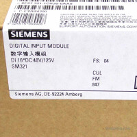 Simatic S7-300 SM321 6ES7 321-1CH20-0AA0 E-Stand:04 SIE