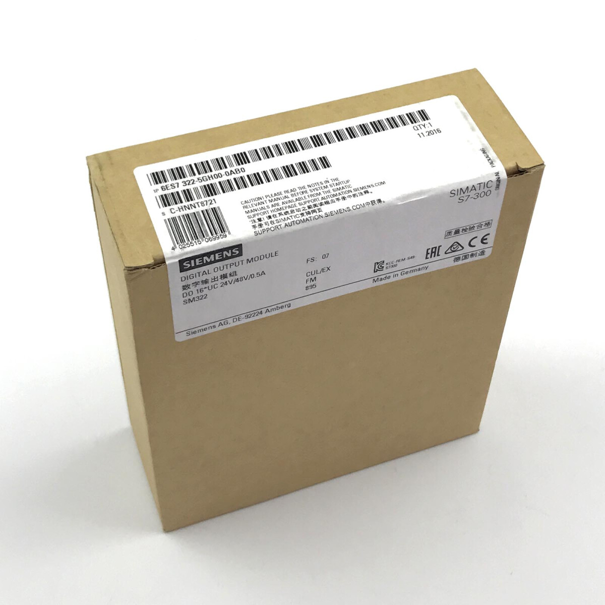 Simatic S7-300 SM322 6ES7 322-5GH00-0AB0 E-Stand:07 SIE
