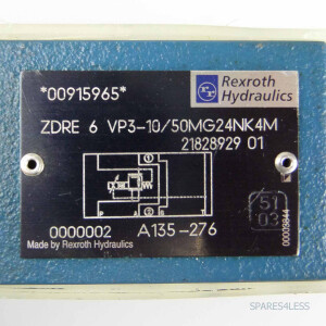 Rexroth Druckreduzierventil ZDRE 6 VP3-10/50MG24NK4M R900915965 NOV