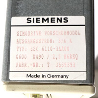 Siemens Simodrive 611 Vorschubmodul 6SC6110-3AA00 GEB #K2