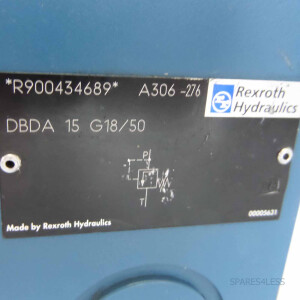 Rexroth Druckbegrenzungsventil DBDA 15 G18/50 R900434689 NOV