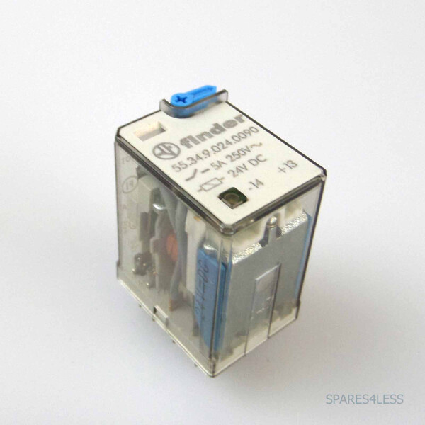Finder Steckrelais 55.34.9.024.0090 24VDC 5A/250V~ GEB