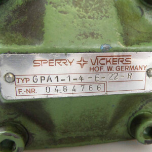 SPERRY VICKERS Zahnradpumpe GPA1-1-4-E-22-R GEB