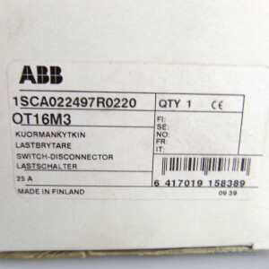 ABB Lasttrennschalter OT16M3 1SCA022497R0220 OVP