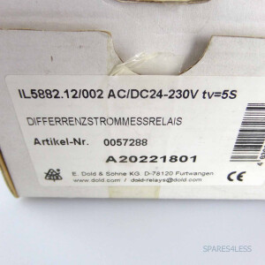 E.Dold & Söhne KG Differenzstrommeßrelais IL5882.12/002 0057288 OVP