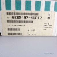 Simatic S5 Frontstecker 4 Stück 6ES5 497-4UB12 OVP