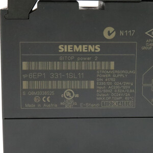 Simatic SITOP POWER2 6EP1 331-1SL11 #K2 GEB