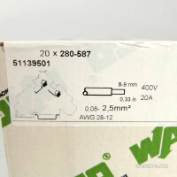 WAGO Initiatoreneinspeiseklemme  280-587 (20Stk.) OVP