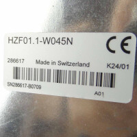 Rexroth INDRAMAT Power Supply HZF01.1-W045N 286617 GEB