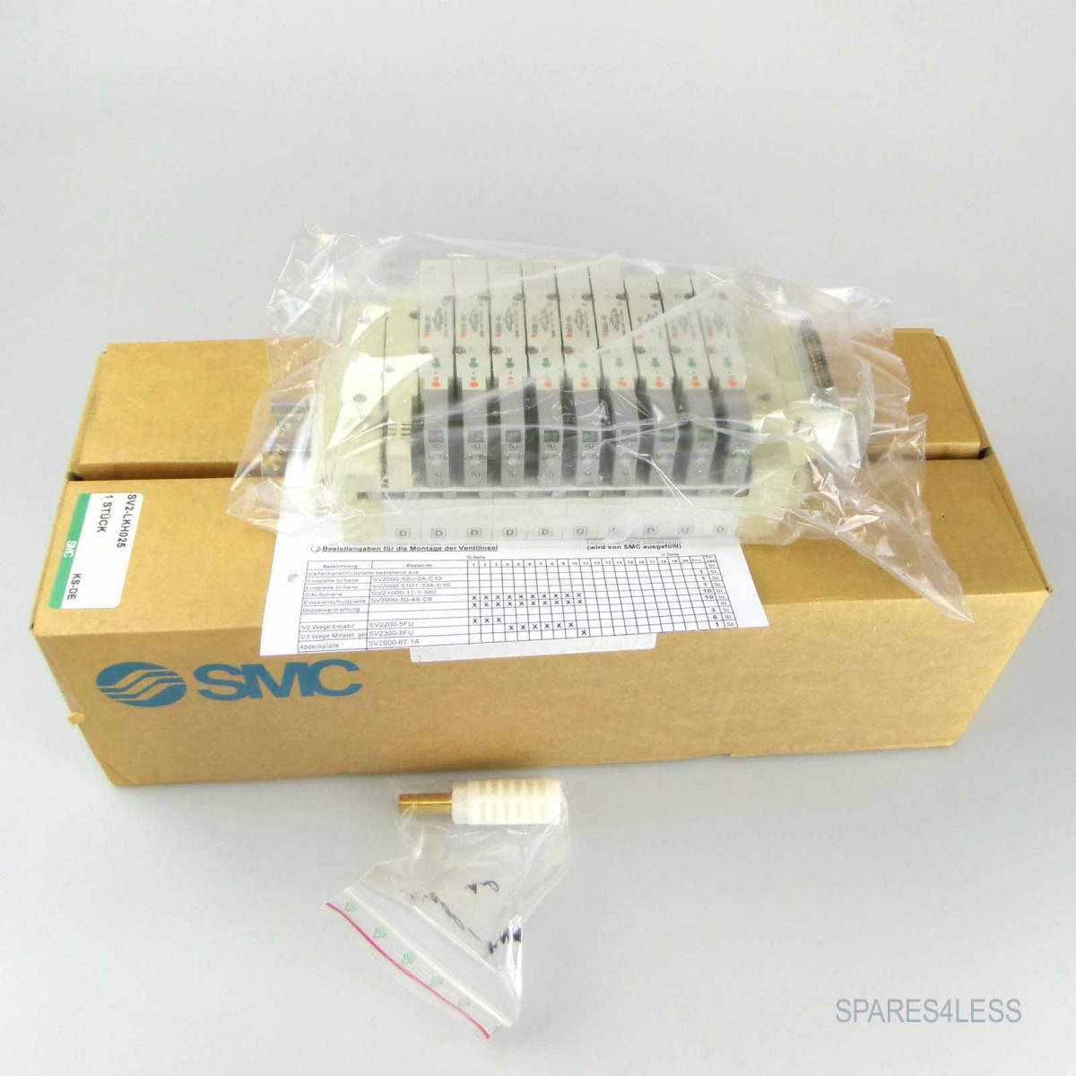 SMC Magnetventilinsel SV2-LKH025 OVP