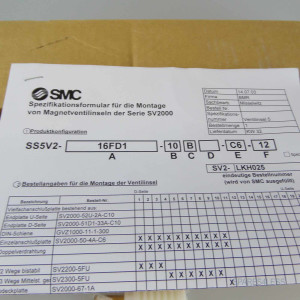 SMC Magnetventilinsel SV2-LKH025 OVP