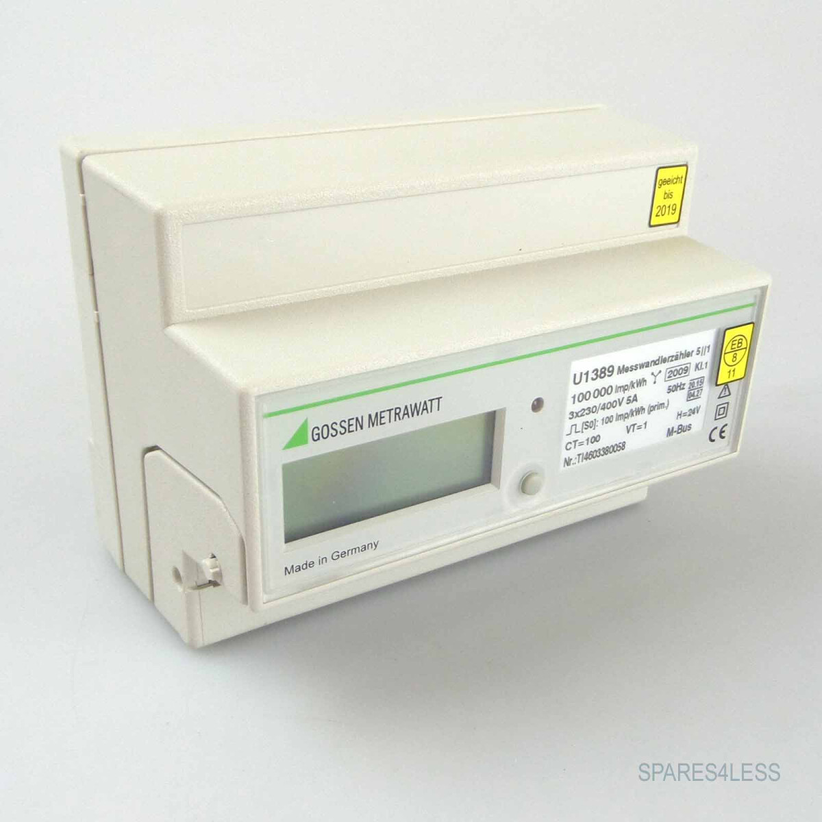 Gossen Metrawatt Messwandlerzähler U1389 (5A) GEB
