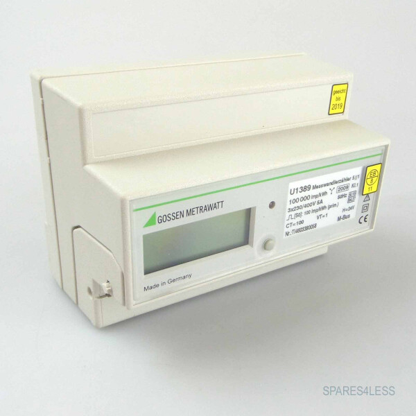 Gossen Metrawatt Messwandlerzähler U1389 (5A) GEB