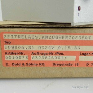 E.Dold & Söhne KG Zeitrelais E09905.81 DC24V 0,15-3S OVP